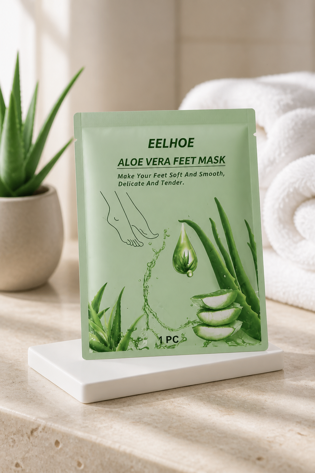 EEL Aloe Vera Foot Mask by Nail It Beauty Products, Etc.