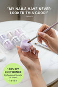 Purple acrylic powder