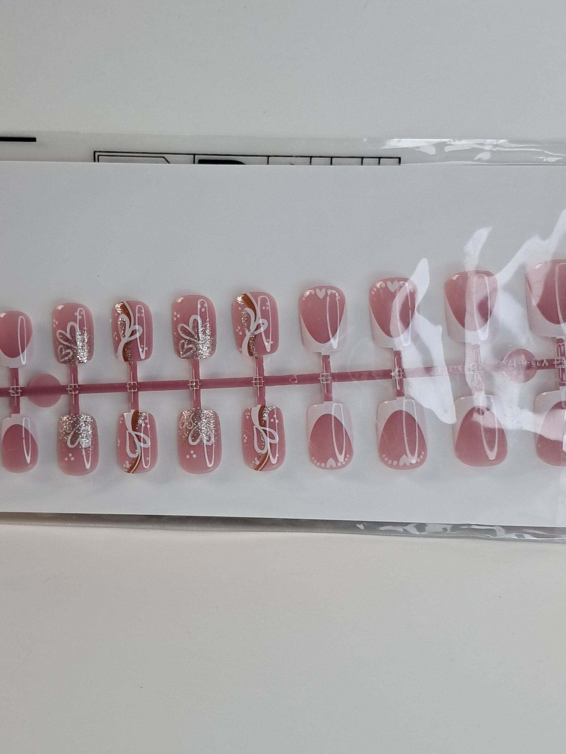Uñas postizas de presión