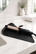 Curling iron heat mat(random black or beige)